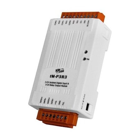 Icp Das 3-channel Isolation Digital Input and 3-channel Relay Output Module tM-P3R3